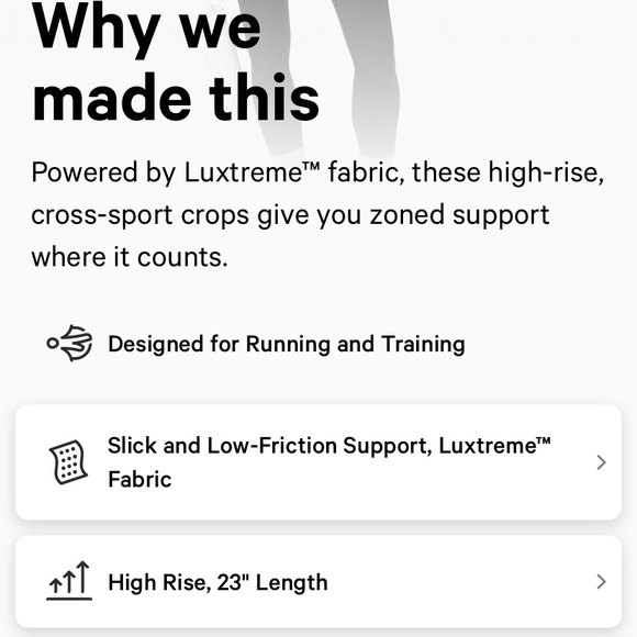 Lululemon All the right places 23” - Picture 4 of 4